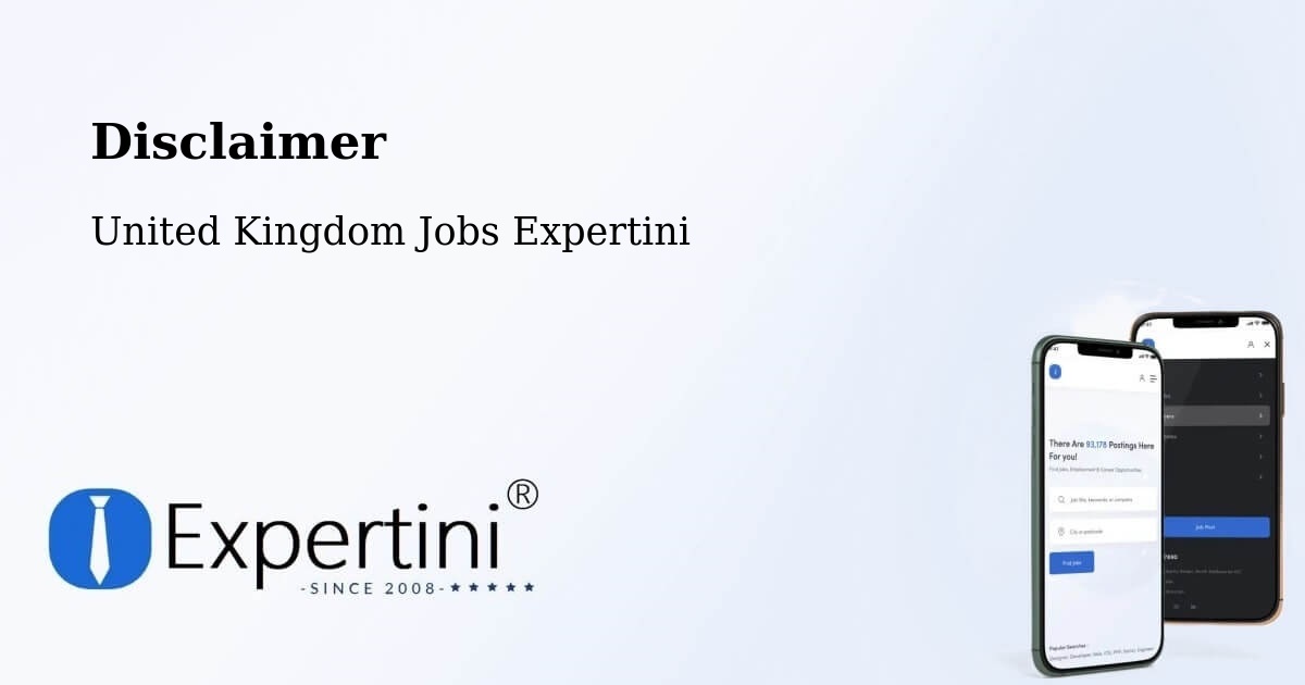 Disclaimer – Ferrybridge - United Kingdom Jobs Expertini